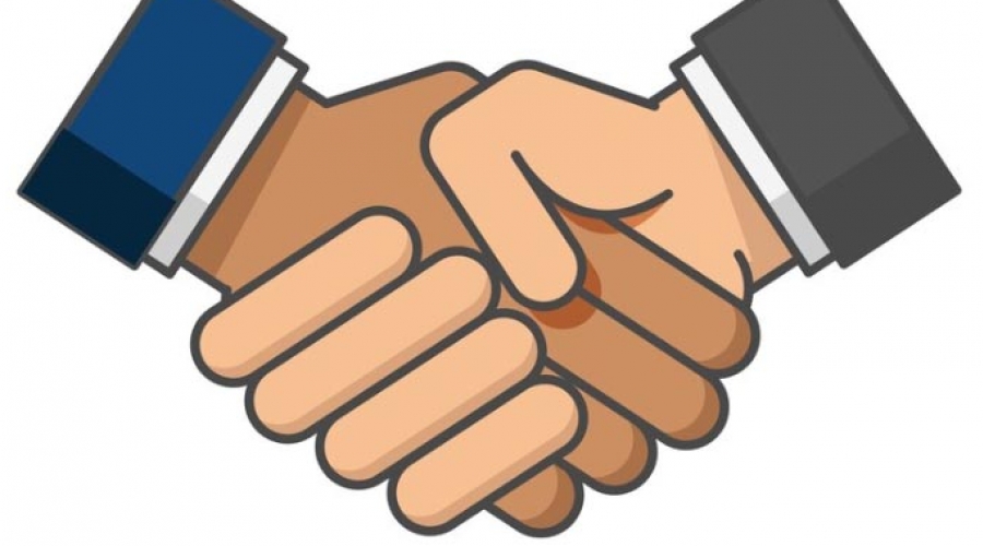 customer handshake</